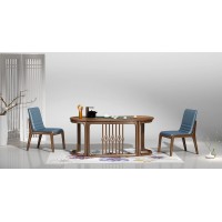 匯明創(chuàng)家藝致胡桃系列茶道臺(tái)B011茶椅A028