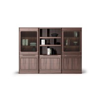 意式風范系列家具：組合書柜（左柜HF-01A中柜HF-01B右柜HF-01C）