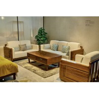 佐霖家具緬甸金絲柚木系列123沙發(fā)818#、長茶幾206#
