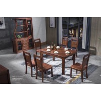 福多多家具：西餐桌、餐椅01#、間廳柜2020#