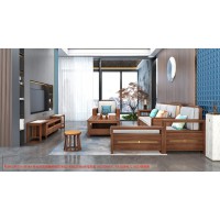康優(yōu)寶輕奢新中式胡桃木家具：K6H109沙發(fā) 轉(zhuǎn)角+單位（B靠背儲(chǔ)物箱體薄墊）