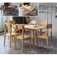 云杉木語現(xiàn)代北歐家具：3301#長餐臺、3311#餐椅