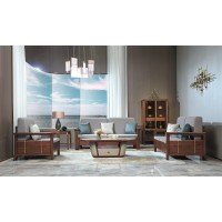 凡闊意式輕奢極簡家具：K2212 1+2+3沙發(fā)