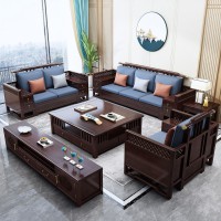 瑞聯(lián)新中式家具：806#高箱高靠沙發(fā)