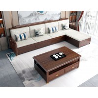 衛(wèi)府里新中式烏金木SF616轉(zhuǎn)角沙發(fā)、KT605茶幾